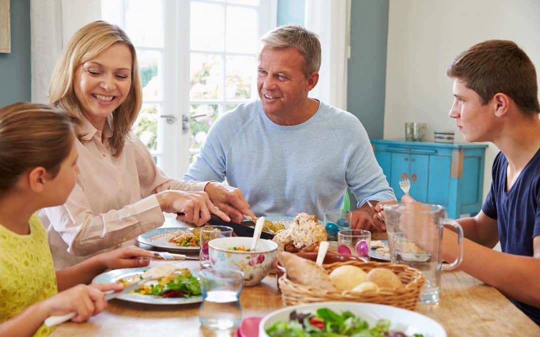 teen depression, happy family