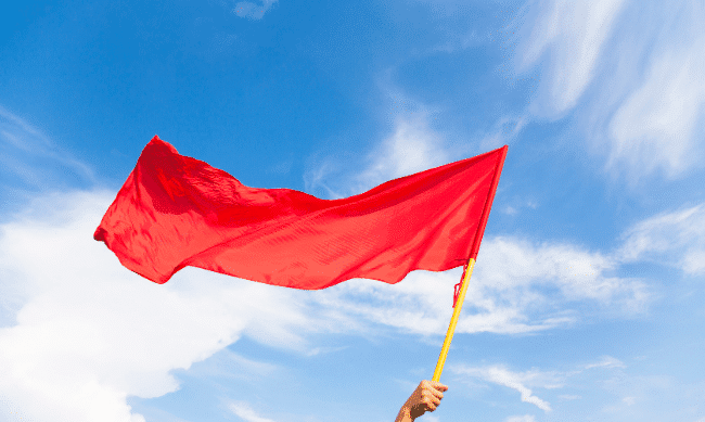 red flag