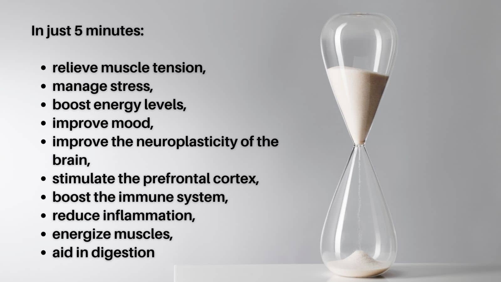 5 minutes to transform your life