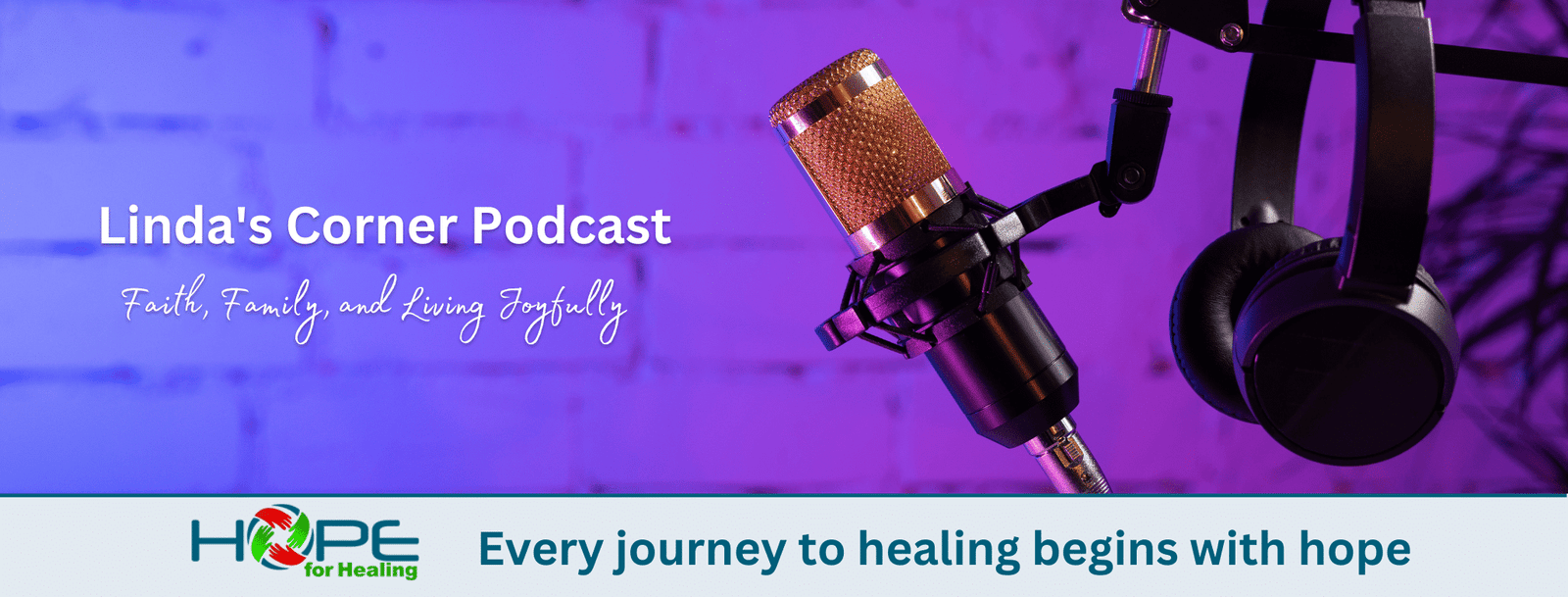 Linda's corner podcast header